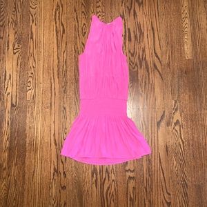 Ramy Brook Hot Pink Paris Sleeveless Mini Dress